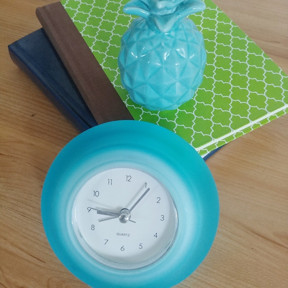Turquoise Clock
